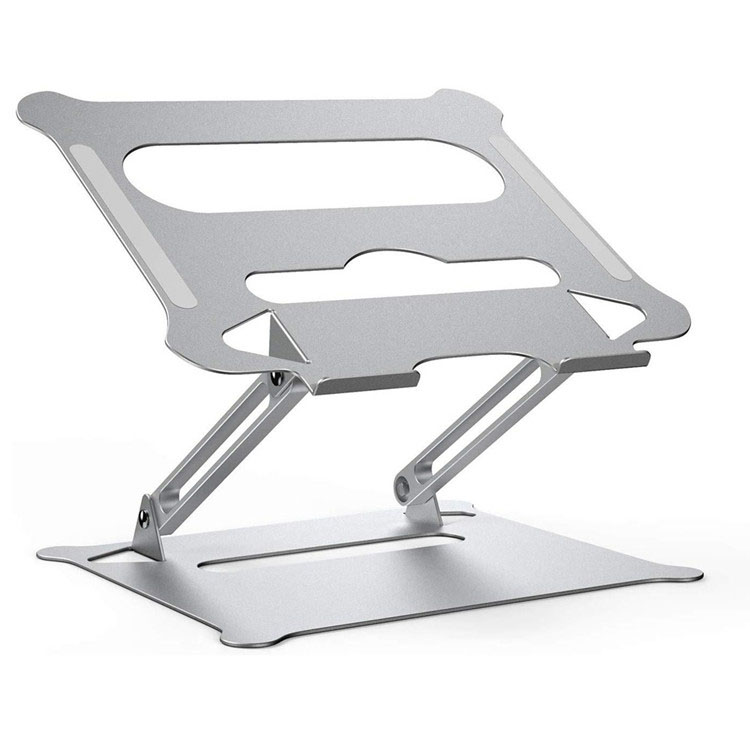 កម្ពស់អាចលៃតម្រូវបាន Ergonomic Laptop Computer Stand Lift Home Office